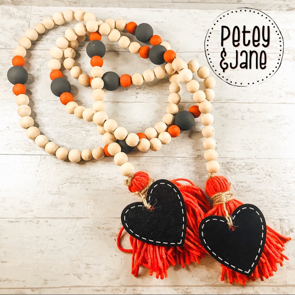 { P E T E Y & J A N E } Wood Bead Garland
